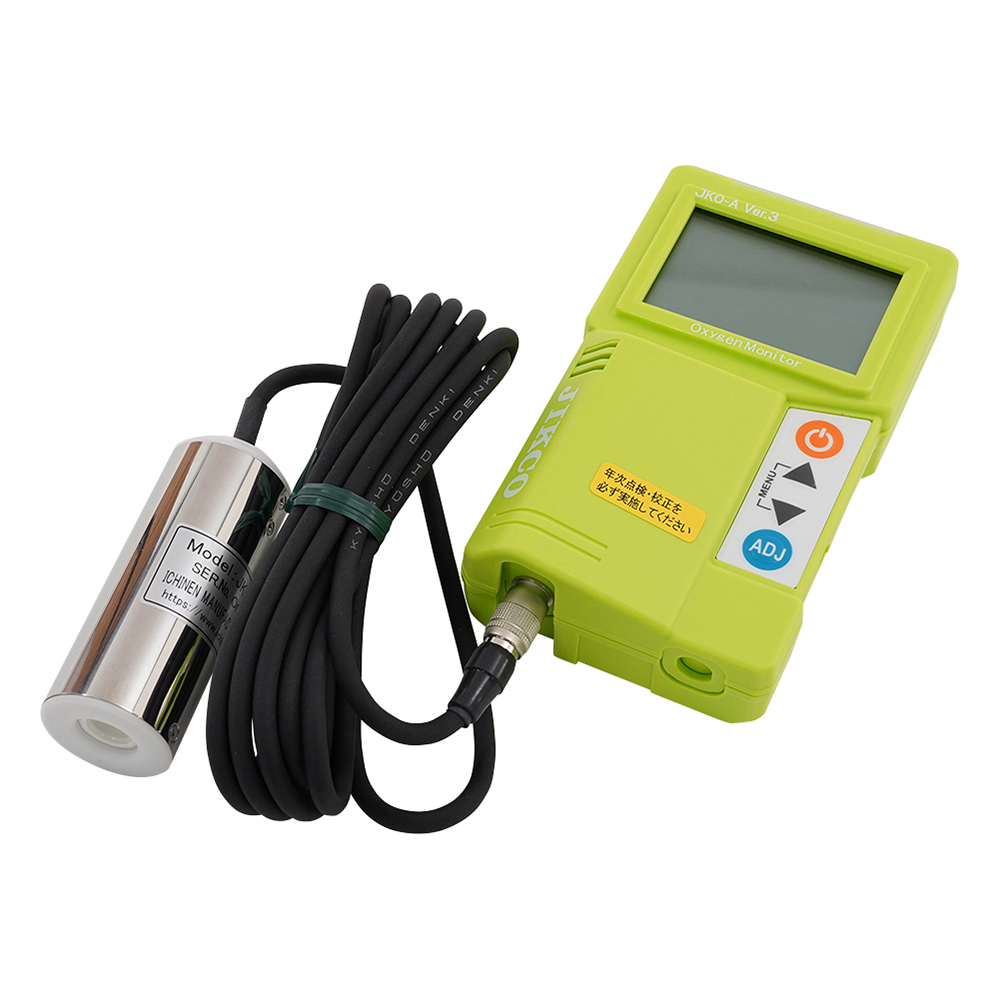 酸素モニター（自動大気補正機能付き） センサー分離・携帯型画像