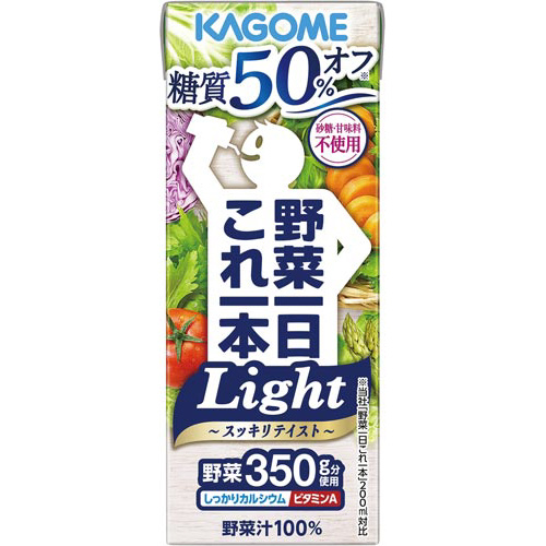 野菜一日これ一本Ｌｉｇｈｔ　２００ｍｌ　２４本画像