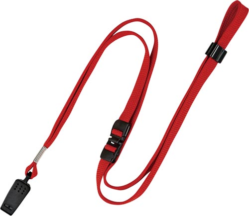 名札用ループクリップ　赤　１０本画像