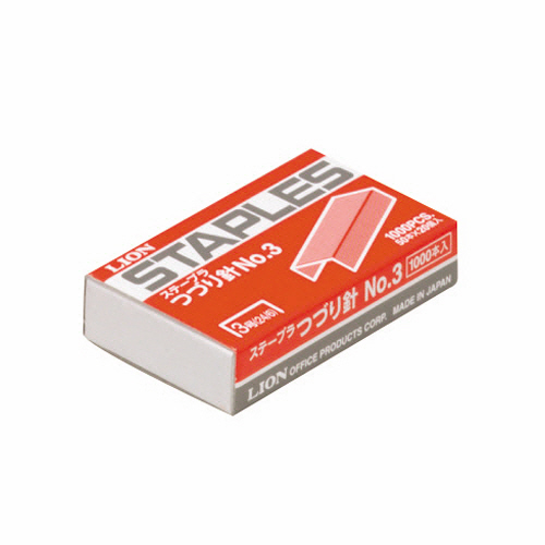 ｽﾃｰﾌﾟﾗ綴針 50本連結×20個入 1ｾｯﾄ(10箱)画像