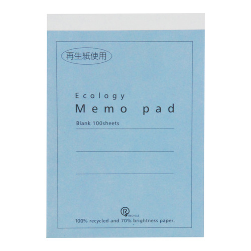 ｴｺﾛｼﾞｰﾒﾓﾊﾟｯﾄﾞ A6 1ｾｯﾄ(10冊)画像