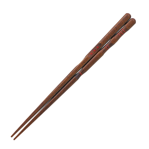 三点支持箸 21cm 矯正箸 漆仕上げ 右利き用画像