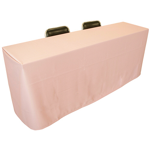 長机用 防炎ﾃｰﾌﾞﾙｸﾛｽ ﾎﾞｯｸｽ型 約145×320cm ﾛｲﾔﾙ ﾛｰｽﾞ 1枚画像