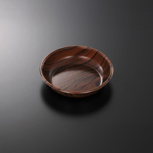 惣菜容器 CFボウル190 木理DBR両 身1 中央化学 [バラ販売]