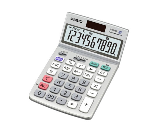 カシオ　「グリーン購入法適合」電卓　ジャストタイプ　10桁画像