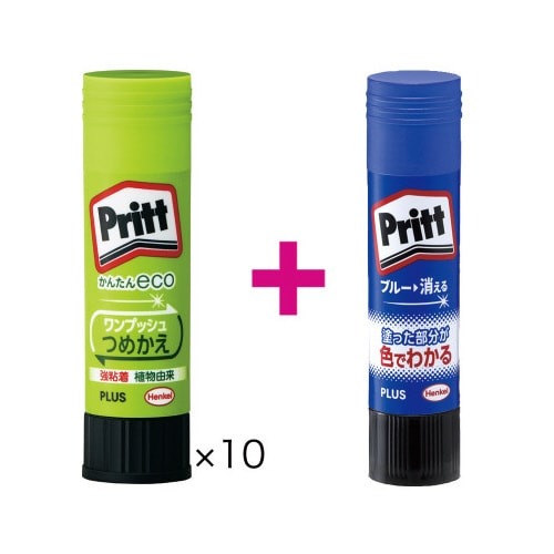 プリットつめかえタイプ１０本＋カラープリット１本画像