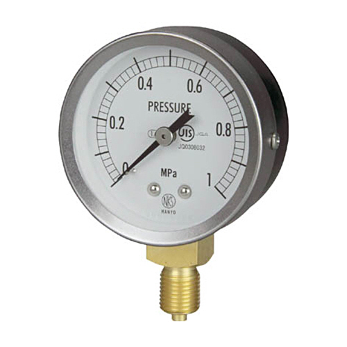 長野 JIS汎用形圧力計A枠(ｽﾄﾚｰﾄねじ) 1個画像