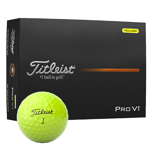 ﾀｲﾄﾘｽﾄ ｺﾞﾙﾌﾎﾞｰﾙ PRO V1 2025年ﾓﾃﾞﾙ ｲｴﾛｰ 1箱(12個)画像