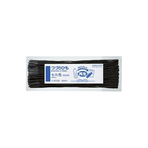 つづりひも再生ＰＥＴセル先　４５０ｍｍ１００本入画像