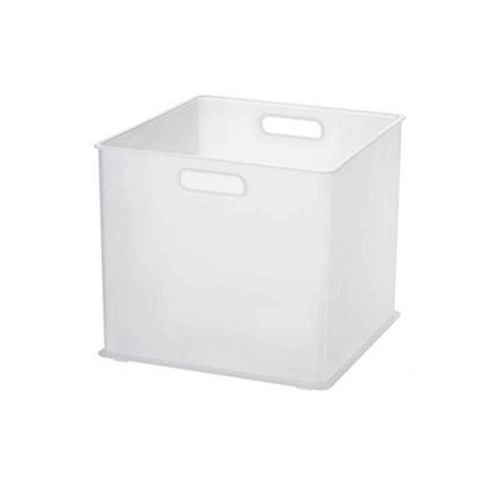 カラーボックス 横置き インナーボックス 収納 フル ナチュラ インボックス プラスチック 日本製 クリア画像