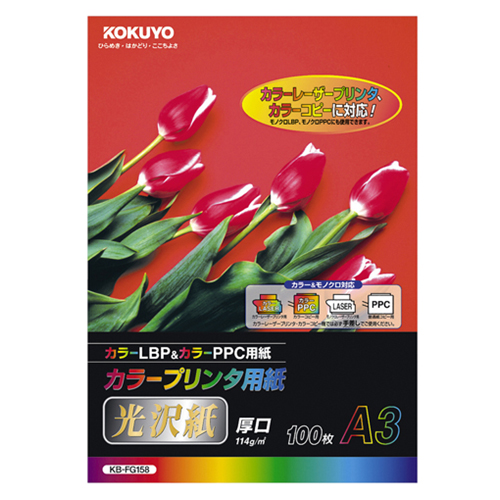 ｶﾗｰﾌﾟﾘﾝﾀ用紙(光沢紙) A3 1冊(100枚)画像