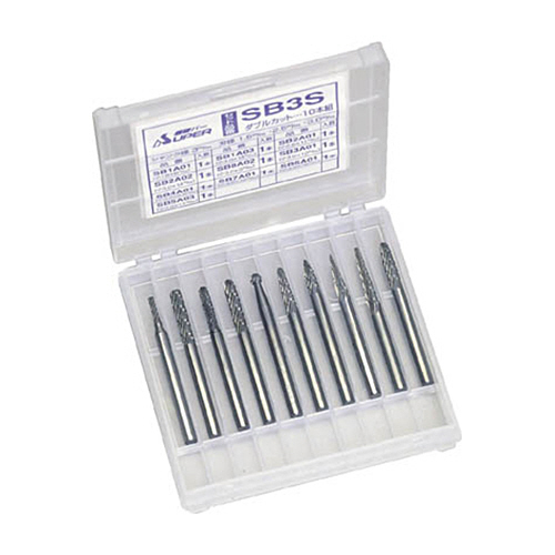 超硬ﾊﾞｰ10本組ｾｯﾄ ｼｬﾝｸ径3mm 1ｾｯﾄ画像