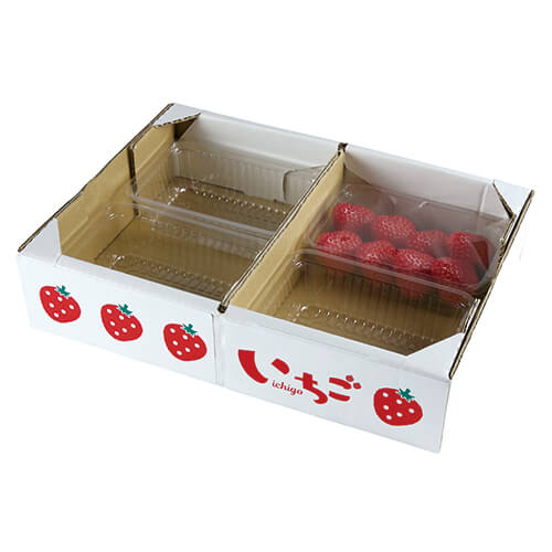 イラストいちご４Ｐ　セパレート画像