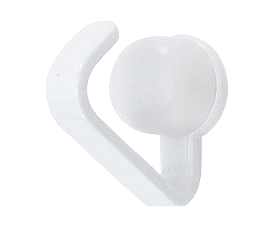 Jフック・セミトライアングル　ホワイト　2個入画像