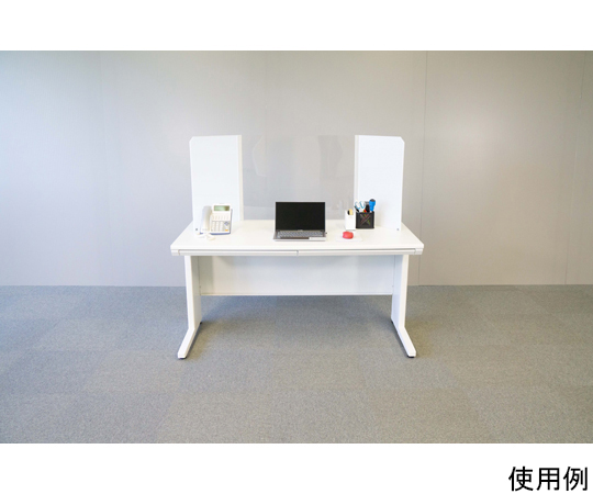 TECCELLモバイルウォール　両サイド　80型　フロントオール透明タイプ（PET）　800×400×H570mm画像