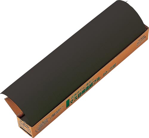 マス目模造紙　プル　５０枚　ブラック画像