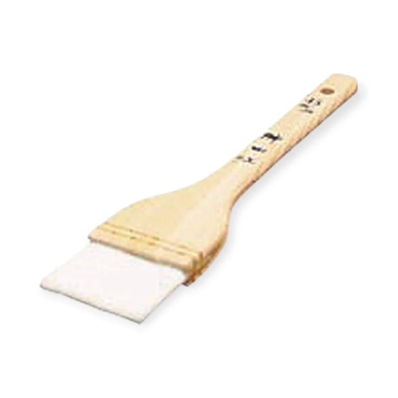 刷毛 木柄ナイロンハケ 60mm画像