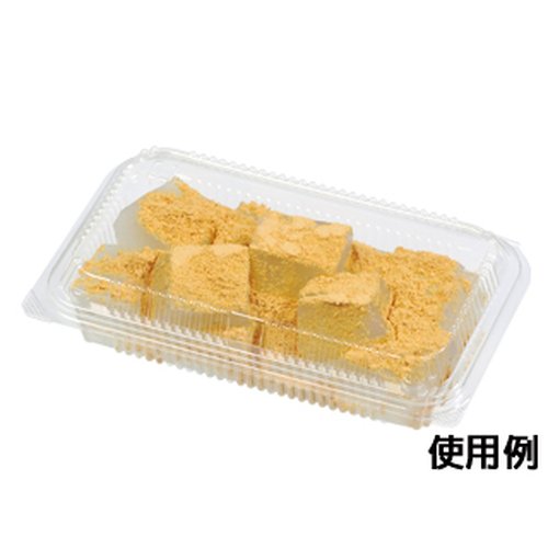 フードパック FKパック P-200(嵌合) 福助工業 透明なパッケージに収められた食品が整然と並んでいる様子