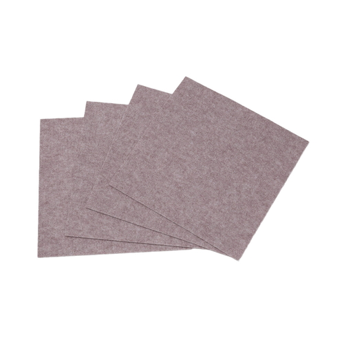 タイルカーペット 吸着ぴたマット ループ 4枚組 45×45cm ベージュ