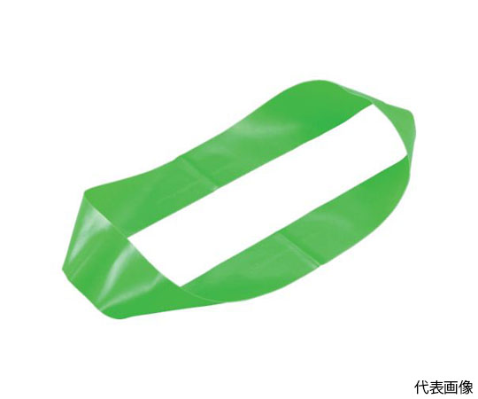 ゴムバンド 結束用バンドリング 幅20mm×折径300mm グリーン 10本入画像