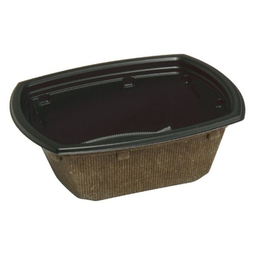 中央化学 弁当容器 BCT コバコ 18-15 BK-コトン BR 本体画像