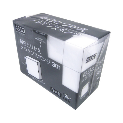 毎日とりかえメラミンスポンジ　３０個入×１０