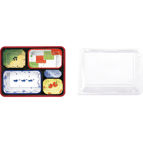 TKG ﾜﾝｳｪｲ耐熱お弁当容器 T-90-70-B 1個画像