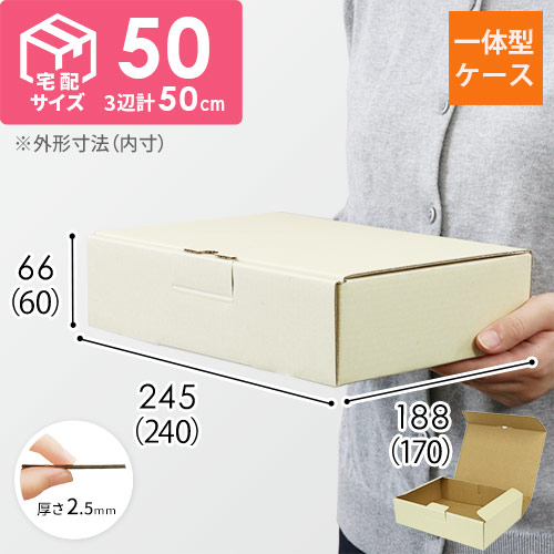 段ボール N式 NO.188 宅配80サイズ クラフト 茶 白 黒 10枚から 