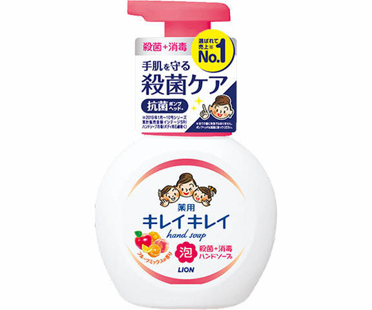 キレイキレイ薬用泡HS　フルーツミックス　ポンプ画像