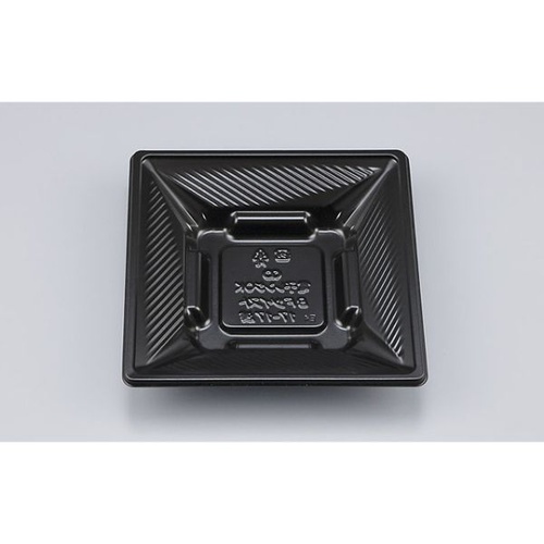 シーピー化成 どんぶり容器 BFツイスト17-17浅 黒 本体 発泡画像