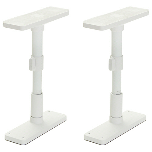 家具転倒防止突っ張り棒 27-35cm ﾏｯﾄﾎﾜｲﾄ 1ﾊﾟｯｸ(2本)