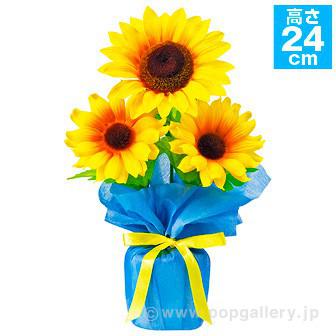 ニューひまわりラッピングポット画像