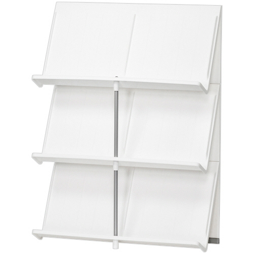 ｼｭｰｽﾞﾗｯｸ 3段 ﾎﾜｲﾄ 1台