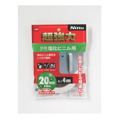 ニトムズ 超強力両面テープ塩化ビニル用 20mm×4m T4583画像