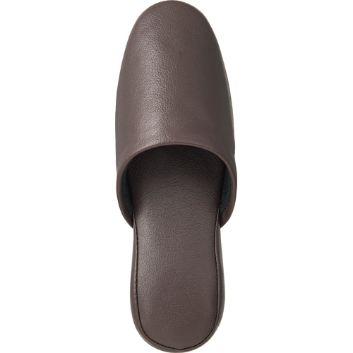 PVCｽﾘｯﾊﾟ 前とじ Lｻｲｽﾞ ﾌﾞﾗｳﾝ 1ｾｯﾄ(5足)画像