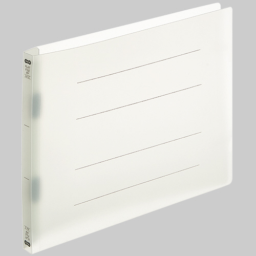 ﾌﾗｯﾄﾌｧｲﾙ(再生PP) A4ﾖｺ 150枚収容 背幅18mm ｸﾘｱ 1ﾊﾟｯｸ(5冊)画像