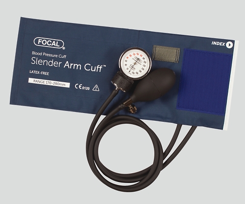 アネロイド血圧計（ラテックスフリー）　ナイロン・スレンダーアームカフ画像
