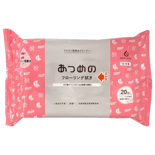 あつめのﾌﾛｰﾘﾝｸﾞ拭き 1ﾊﾟｯｸ(20枚)画像