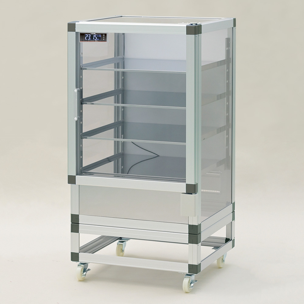 オートドライデシケーターZEAL（BG）574×555×1139mm ステンレス棚・キャスター付き画像