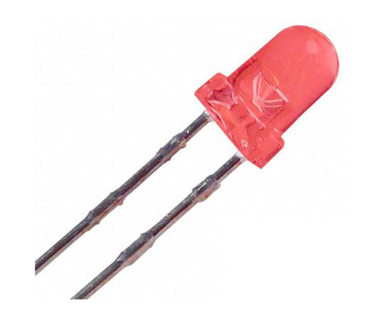 可視光LED 赤 650 nm SLR-343 SLR-343x シリーズ （3.8 Dia.x 5.4mm）1袋（100個入）画像