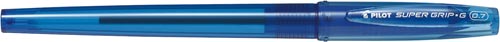 スーパーグリップＧ　キャップ式　０．７ｍｍ青１０本画像