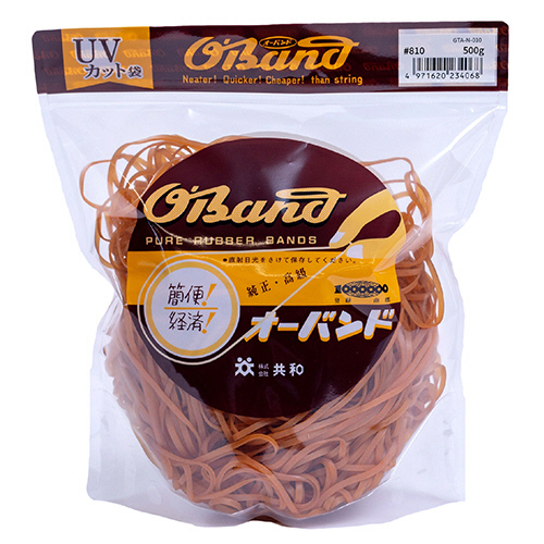 ｵｰﾊﾞﾝﾄﾞ #810 内径203mm 500g入 透明袋 1袋画像
