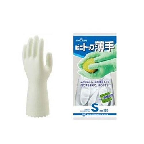 作業用手袋 130 新ビニトップ薄手 S 白 ショーワグローブ画像