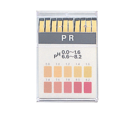 pH試験紙 ブックタイプ PR 1箱（20枚×10個入）画像