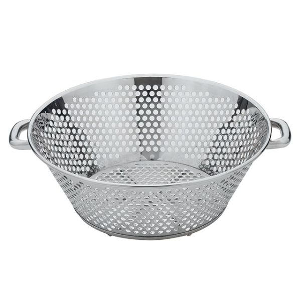 ザル UK 揚げザル・平底(パイプハンドル)65cm YUKIWA画像