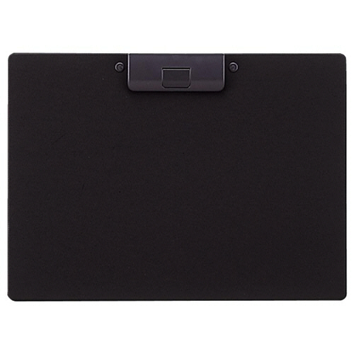 ｸﾘｯﾌﾟﾎﾞｰﾄﾞ(捺印対応) A4ﾖｺ 黒 1ｾｯﾄ(10冊)画像