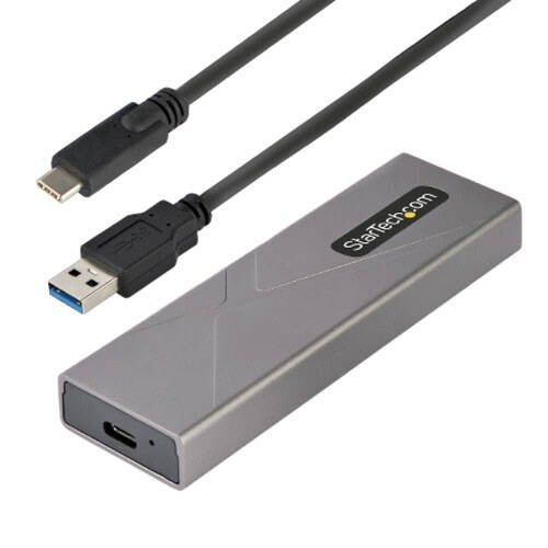 USB-C　10Gbps-M.2　NVMe　&　M.2　SATA　SSD　外付けケース　1個画像