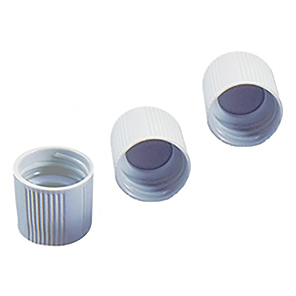 サンプルチューブ（外ネジ）用キャップ 白 1000個入画像