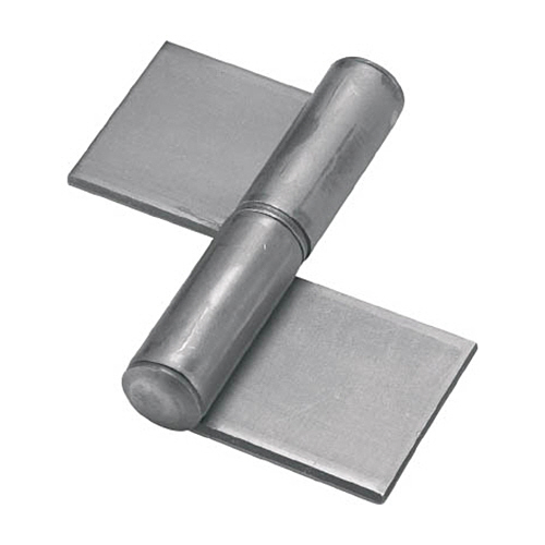 鉄製特厚溶接旗蝶番左用　長さ127mm　1袋(2個)