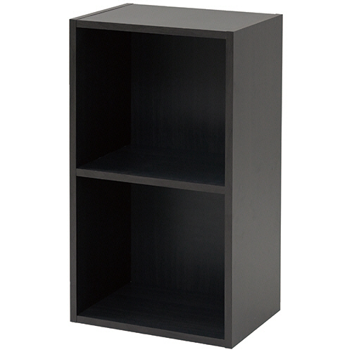 ｶﾗｰﾎﾞｯｸｽ A4ﾌﾞﾗｻﾞｰｽﾞ 2段 幅400×奥行290×高さ735mm ﾀﾞｰｸﾌﾞﾗｳﾝ 1台画像